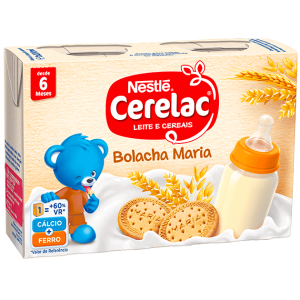 Cerelac Leite e Cereais - Bolacha Maria 2x200mL 6m+