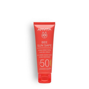 Apivita Bee Sun Safe Gel-Creme Hidra Refrescante SPF50 com cor 50mL