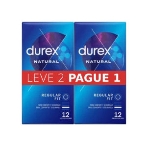 Durex Natural Plus Preservativo Pack Promocional 12 Unidades + 12 Unidades de oferta