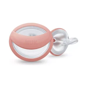 Nuk MommyFeel Chupeta Silicone 0-9m Rosa x2