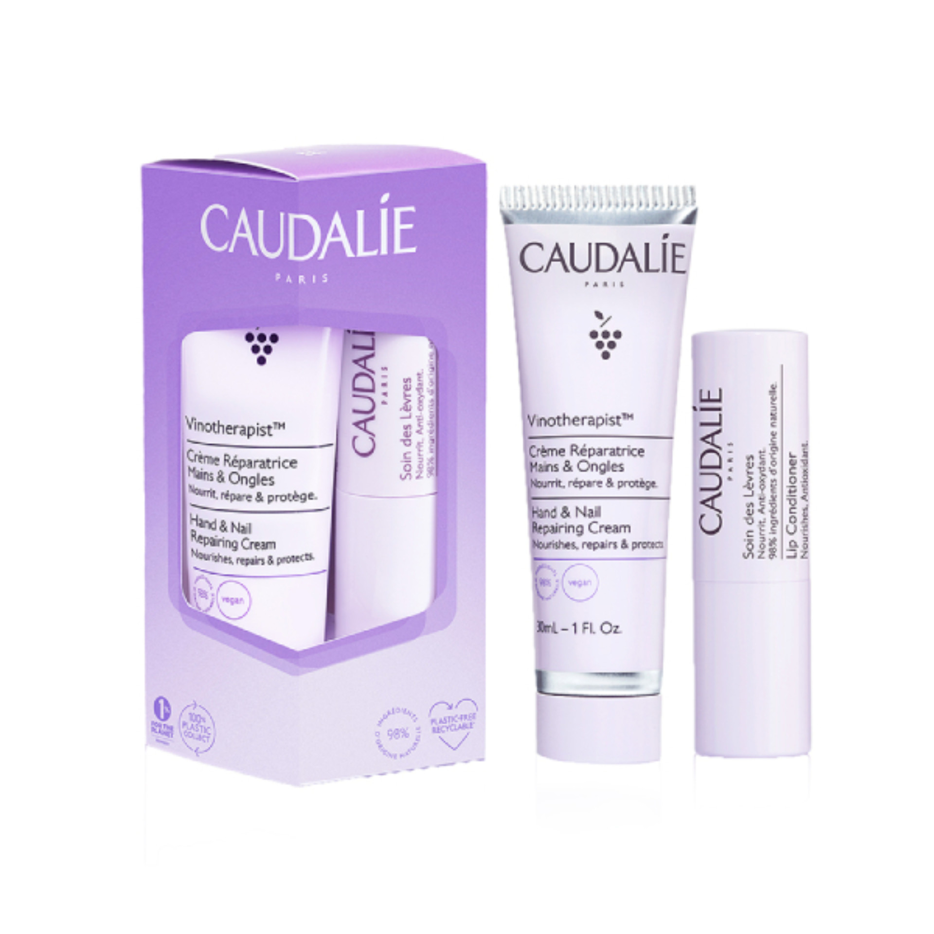 Caudalie Coffret Vinotherapist Duo Delicioso Mãos e Unhas