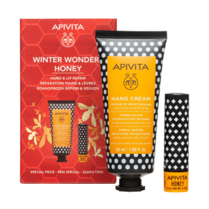 Apivita Winter Wonders Mel Coffret  Creme+Stick