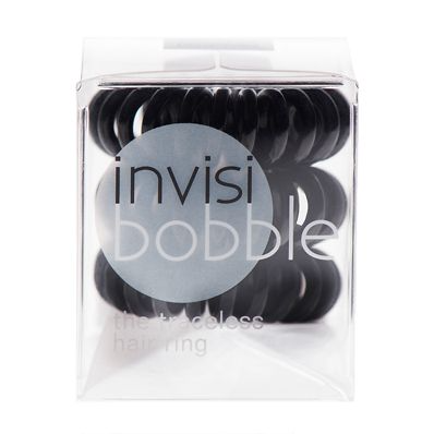 Invisibobble Elástico de Cabelo Preto X3