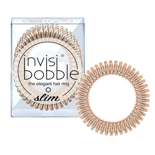 Invisibobble Elástico de Cabelo Slim Bronze X3