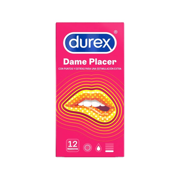 Durex Dame Placer Preservativos x12