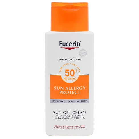 Eucerin Sun Creme-Gel Solar Proteção Alergias SPF50 150mL