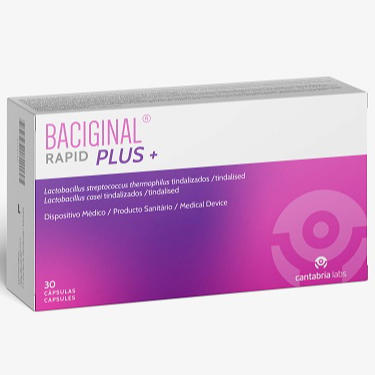 BACIGINAL RAPID PLUS Cápsulas Vaginais x 30