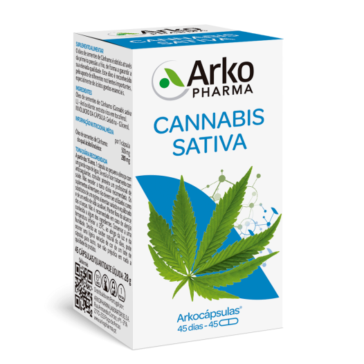 ArkoCápsulas Cannabis Sativa 45 Cápsulas