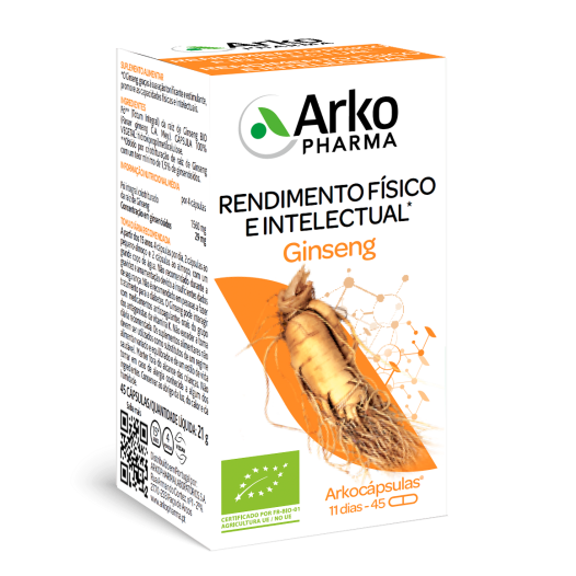 ArkoCápsulas Ginseng 45 Cápsulas