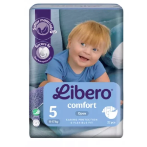 Libero Fralda Comfort 5 (11/17kg) 22 Unidades